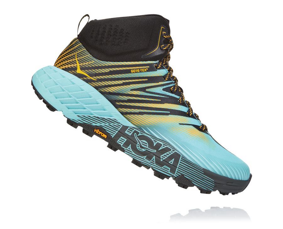 Hoka One One Trailove Tenisky Damske Modre - Speedgoat Mid GORE-TEX 2 - 34952-MQAI